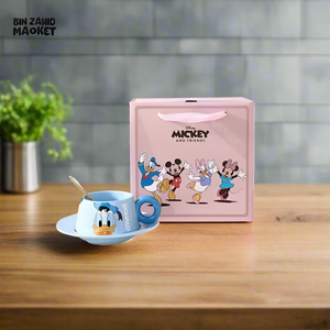 DISNEY MINNIE MOUSE & FRIENDS CUP AND SAUCER SET CHARMING COLLECTIBLE TEAWARE - DONALD DUCK