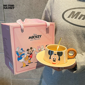 DISNEY MINNIE MOUSE & FRIENDS CUP AND SAUCER SET CHARMING COLLECTIBLE TEAWARE - MICKEY