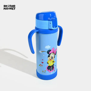 DISNEY MINNIE MOUSE & FRIENDS STAINLESS STEEL WATER BOTTLE INSULATED & LEAK-PROOF DESIGN - MINNIE