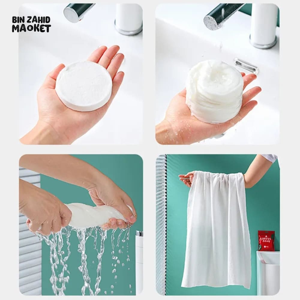 DISPOSABLE COMPRESSED COTTON TOWEL