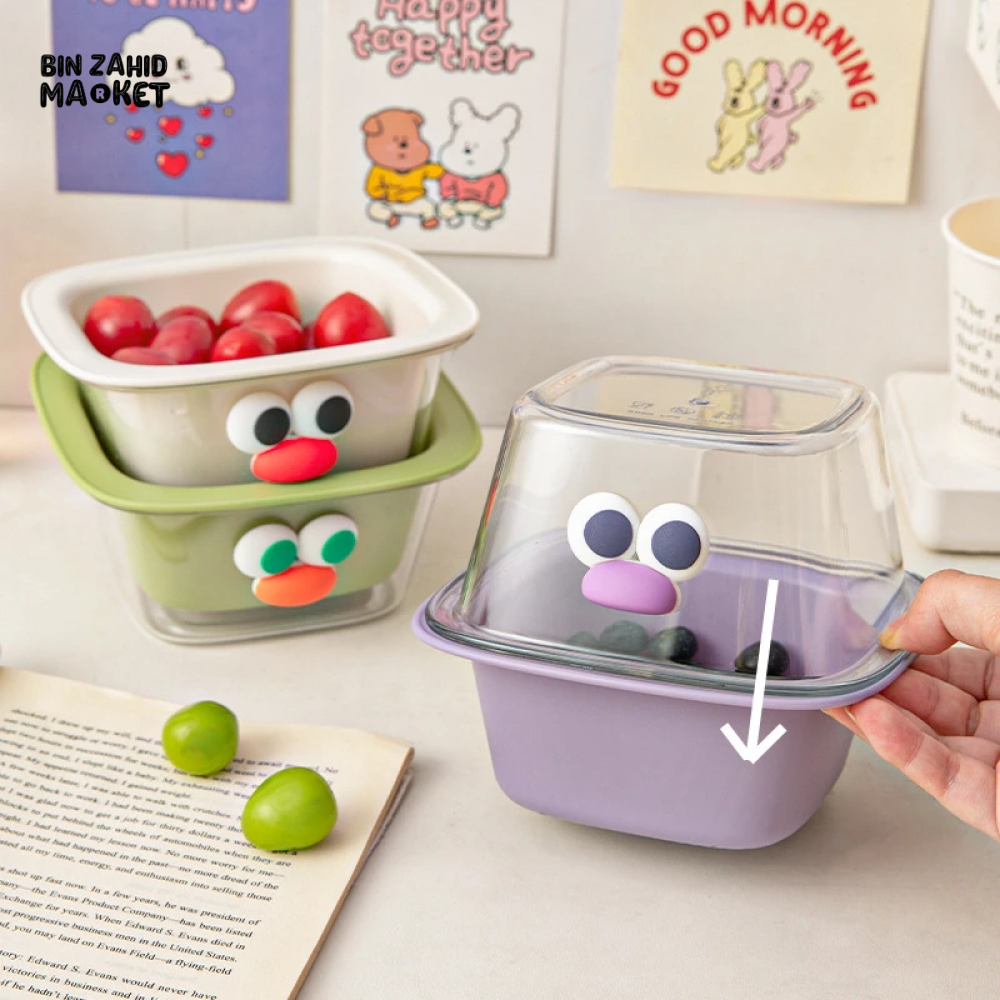 DOUBLE DRAIN BASKET FRUIT WASHING TRAY MINI KITCHEN STORAGE BOX