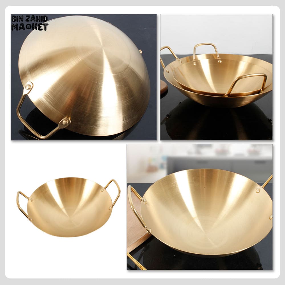 DOUBLE HANDLE THICK STAINLESS STEEL HOT POT – HOUSEHOLD COOKING PAN