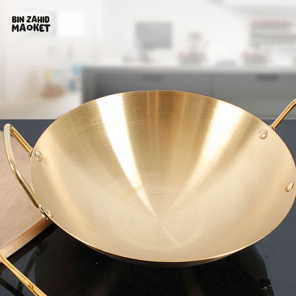 DOUBLE HANDLE THICK STAINLESS STEEL HOT POT – HOUSEHOLD COOKING PAN