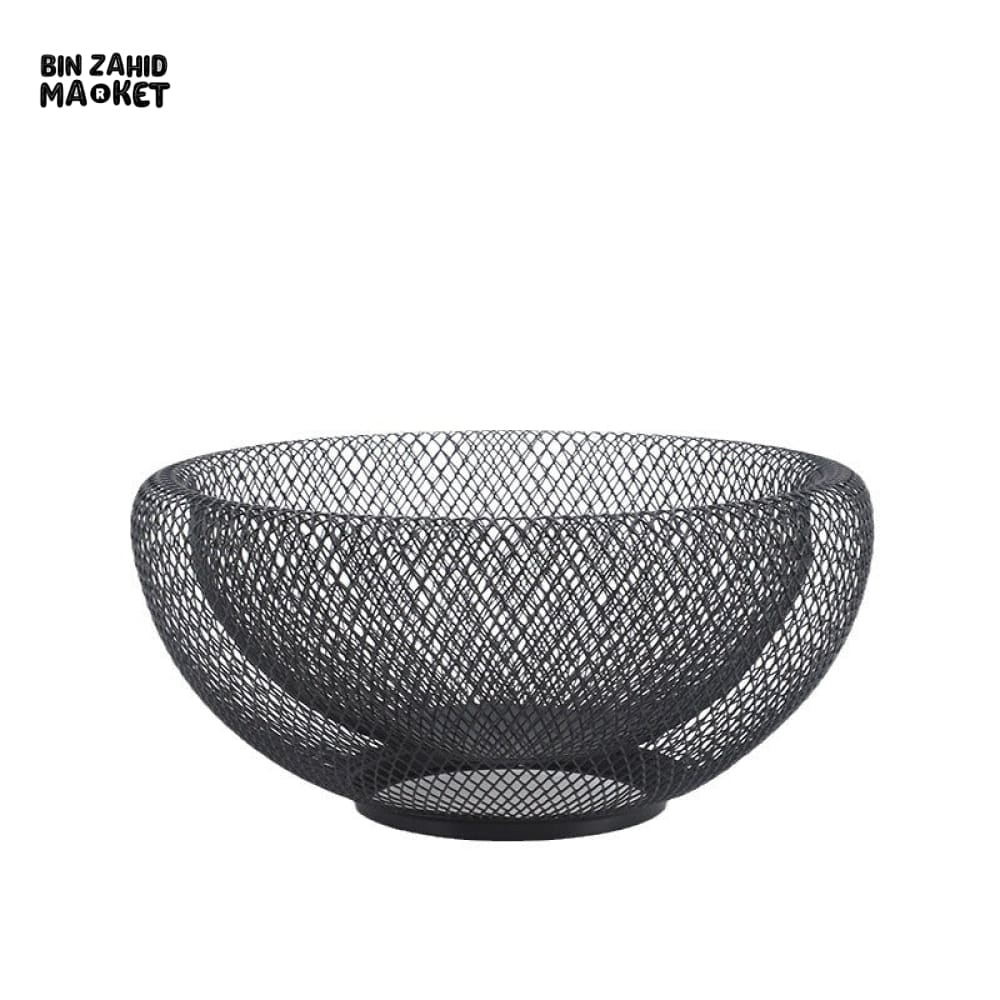 DOUBLE LAYER METAL WIRE FRUIT & SNACK BASKET – KITCHEN TABLE STORAGE