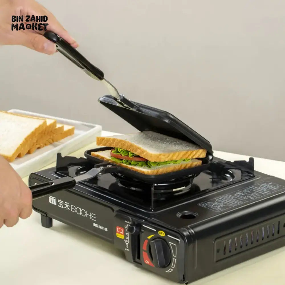 DOUBLE-SIDED NON-STICK SANDWICH MAKER PAN