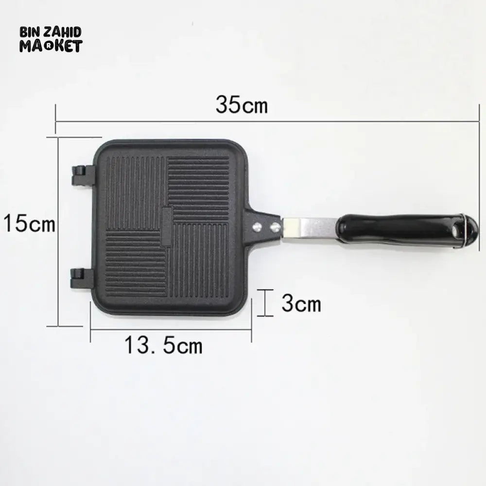 DOUBLE-SIDED NON-STICK SANDWICH MAKER PAN