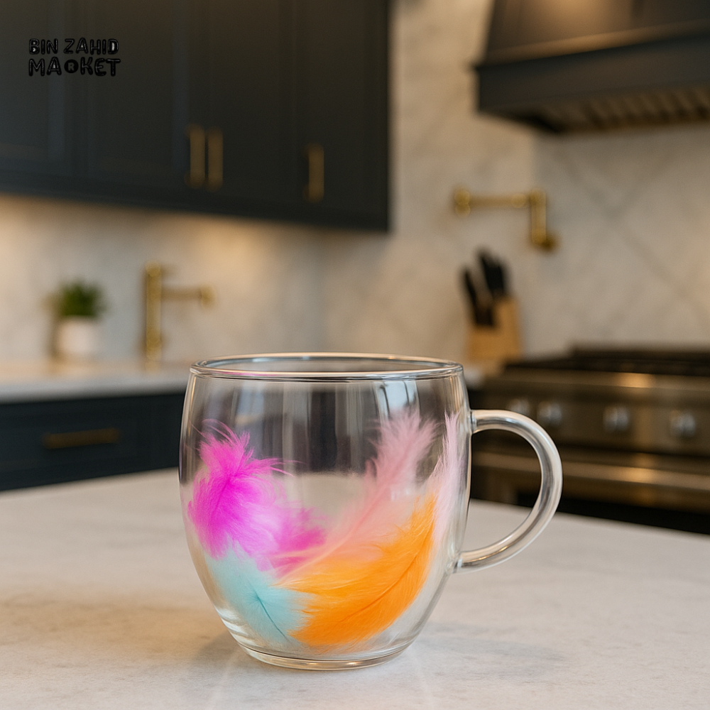 DRIED FLOWER GLASS MUG 23ML RXG 046