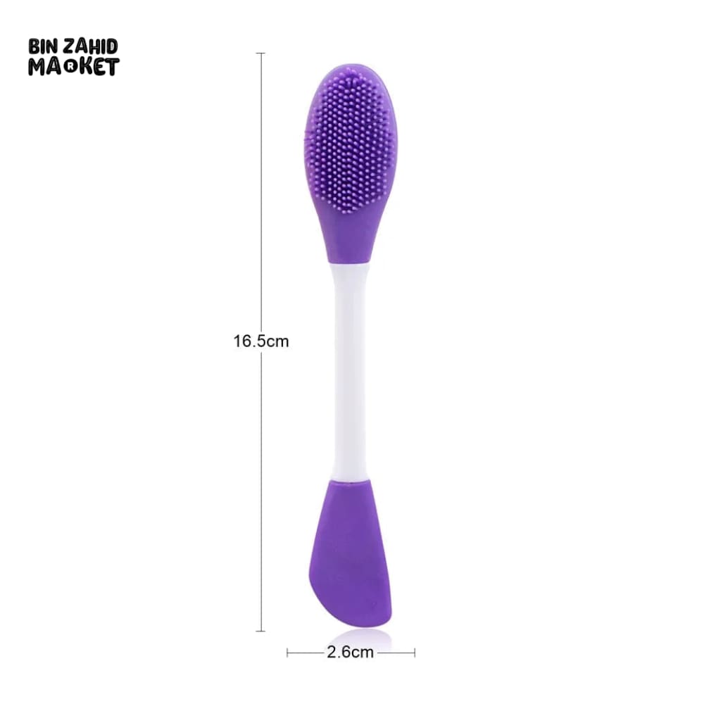 DUAL HEADED SILICONE MASK AND CLEANSING BRUSH