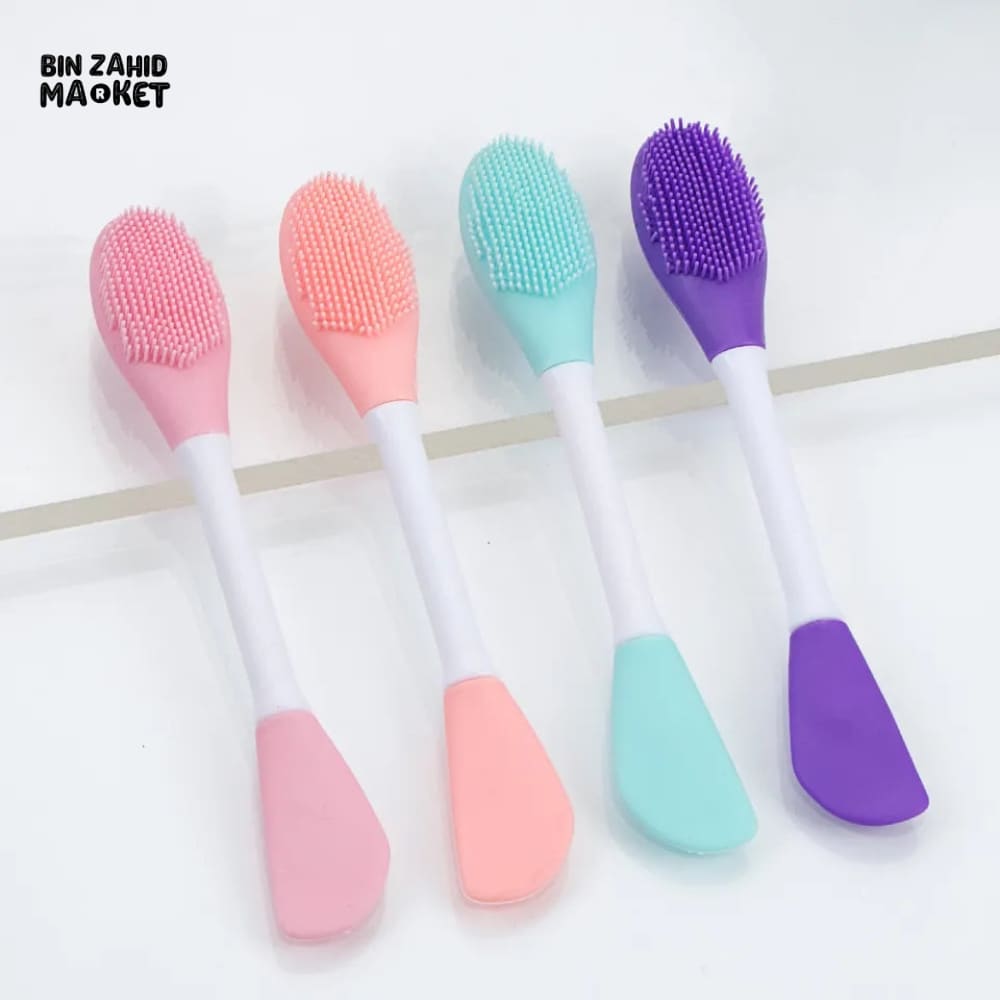 DUAL HEADED SILICONE MASK AND CLEANSING BRUSH