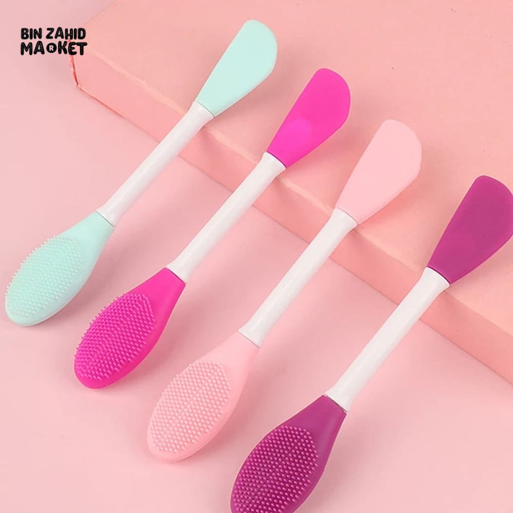 DUAL HEADED SILICONE MASK AND CLEANSING BRUSH