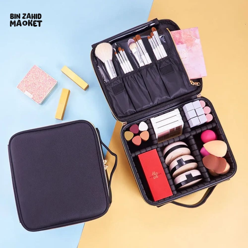 DUAL LAYER MAKEUP PARTITION BOX
