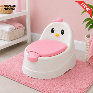 DUCK DESIGN BABY POTTY TRAINER - PINK