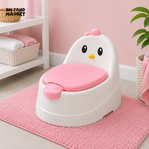 DUCK DESIGN BABY POTTY TRAINER - PINK