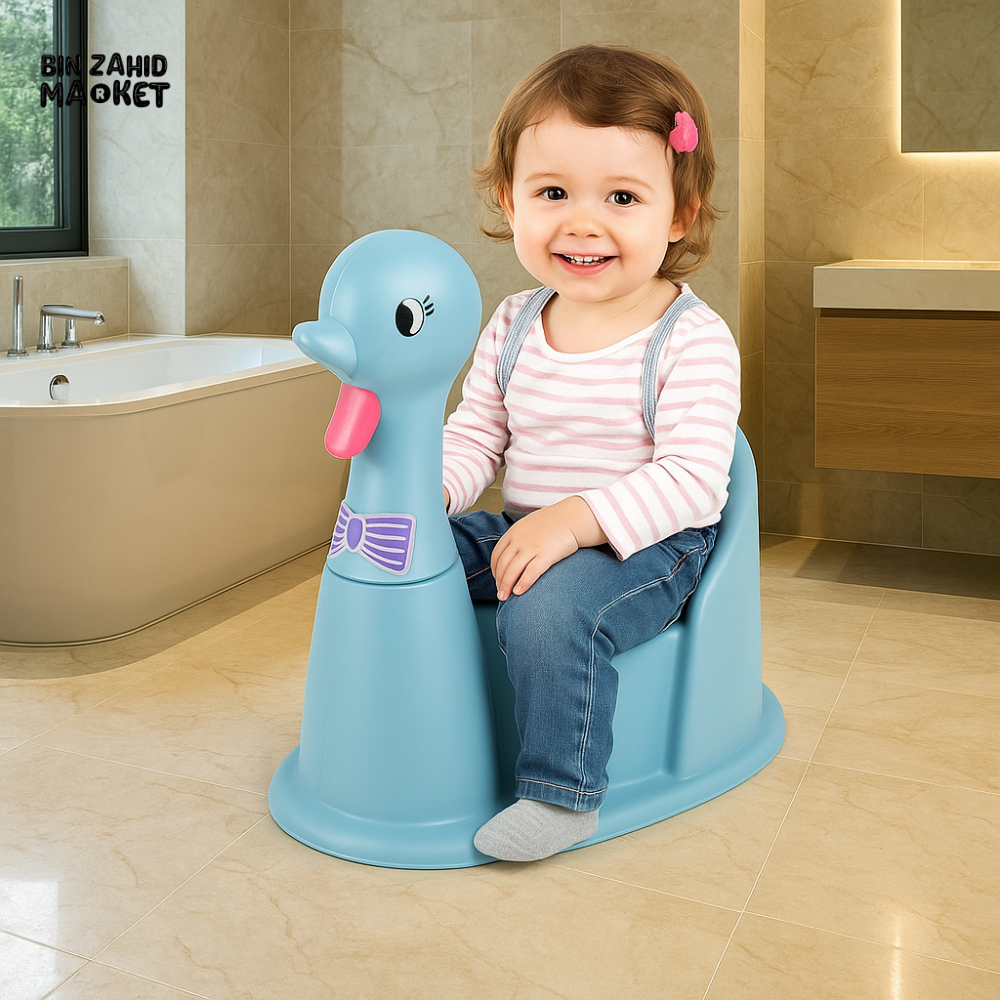 DUCK SHAPED TODDLER POTTY WITH PU CUSHION