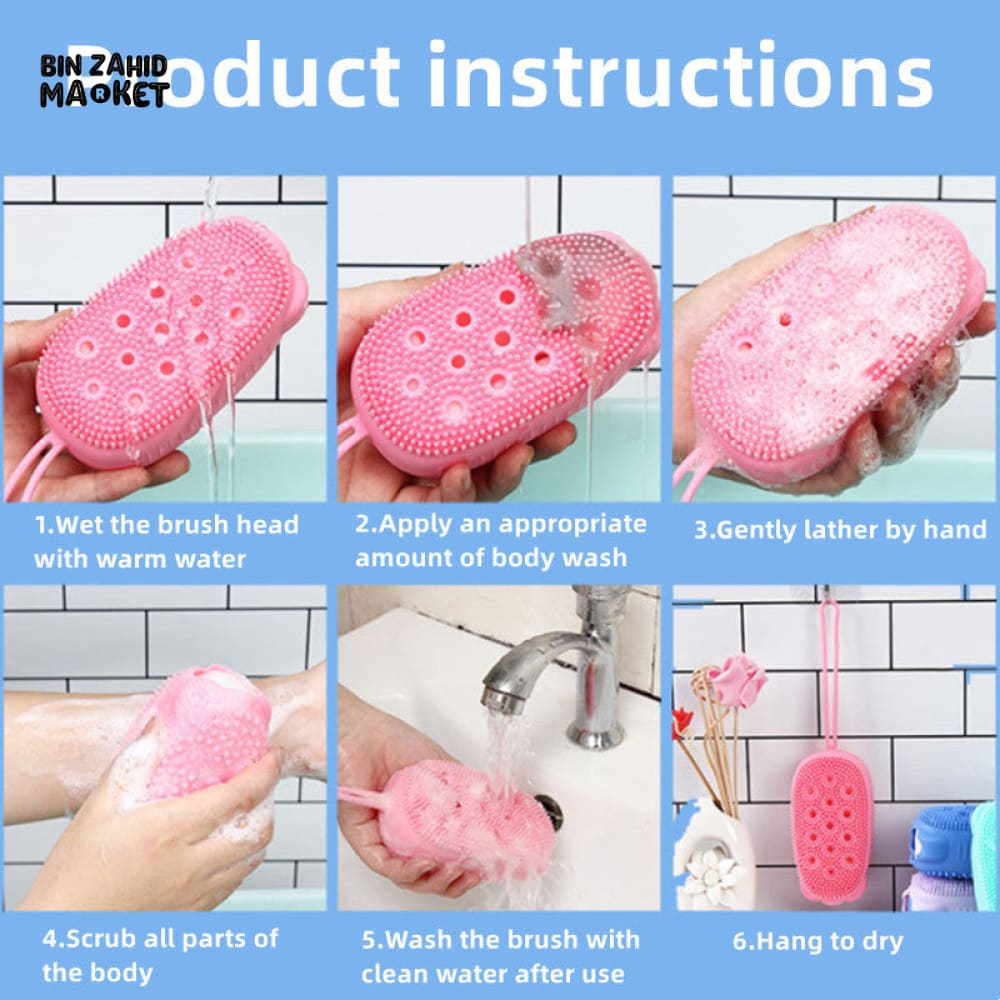 DURABLE FAST FOAMING BATH BRUSH