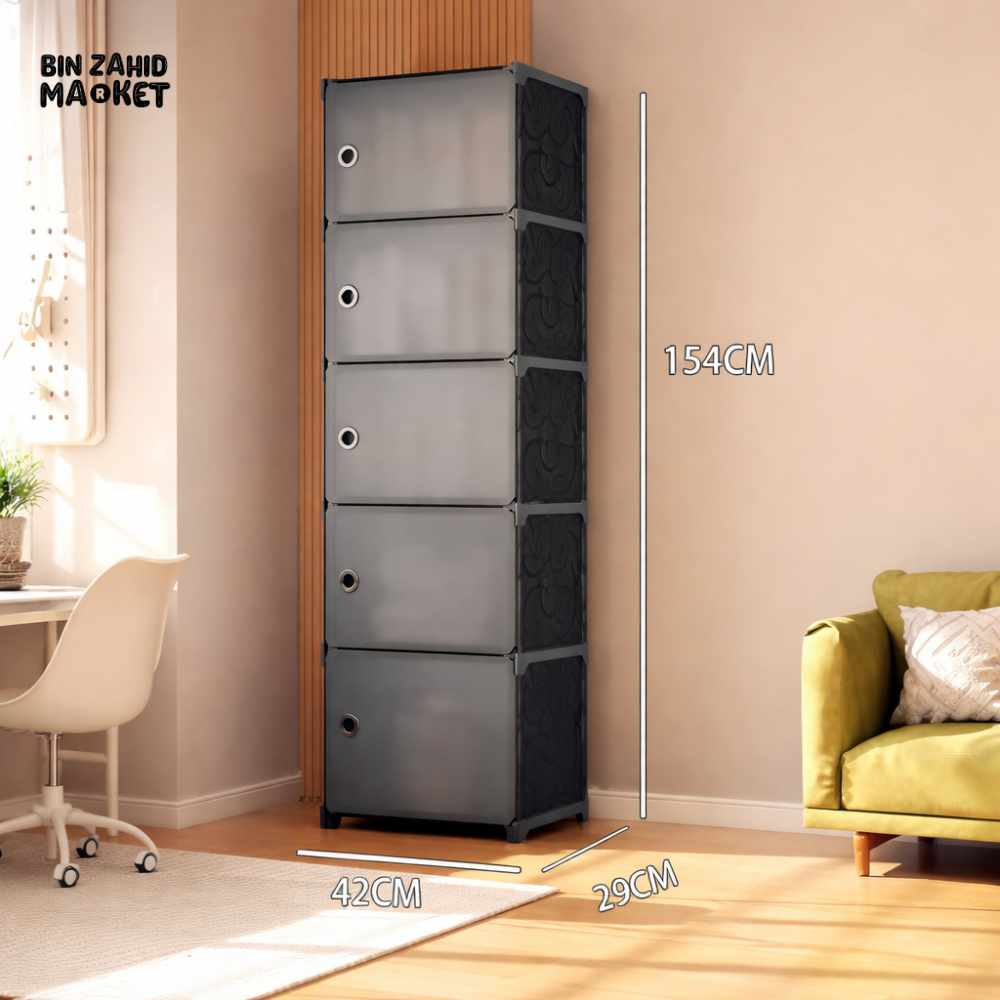 DURABLE PVC STORAGE RACK WITH MULTIPLE DRAWERS