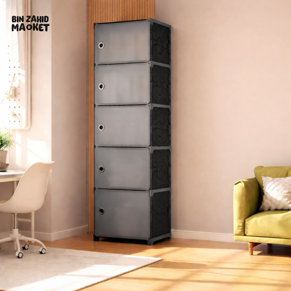 DURABLE PVC STORAGE RACK WITH MULTIPLE DRAWERS