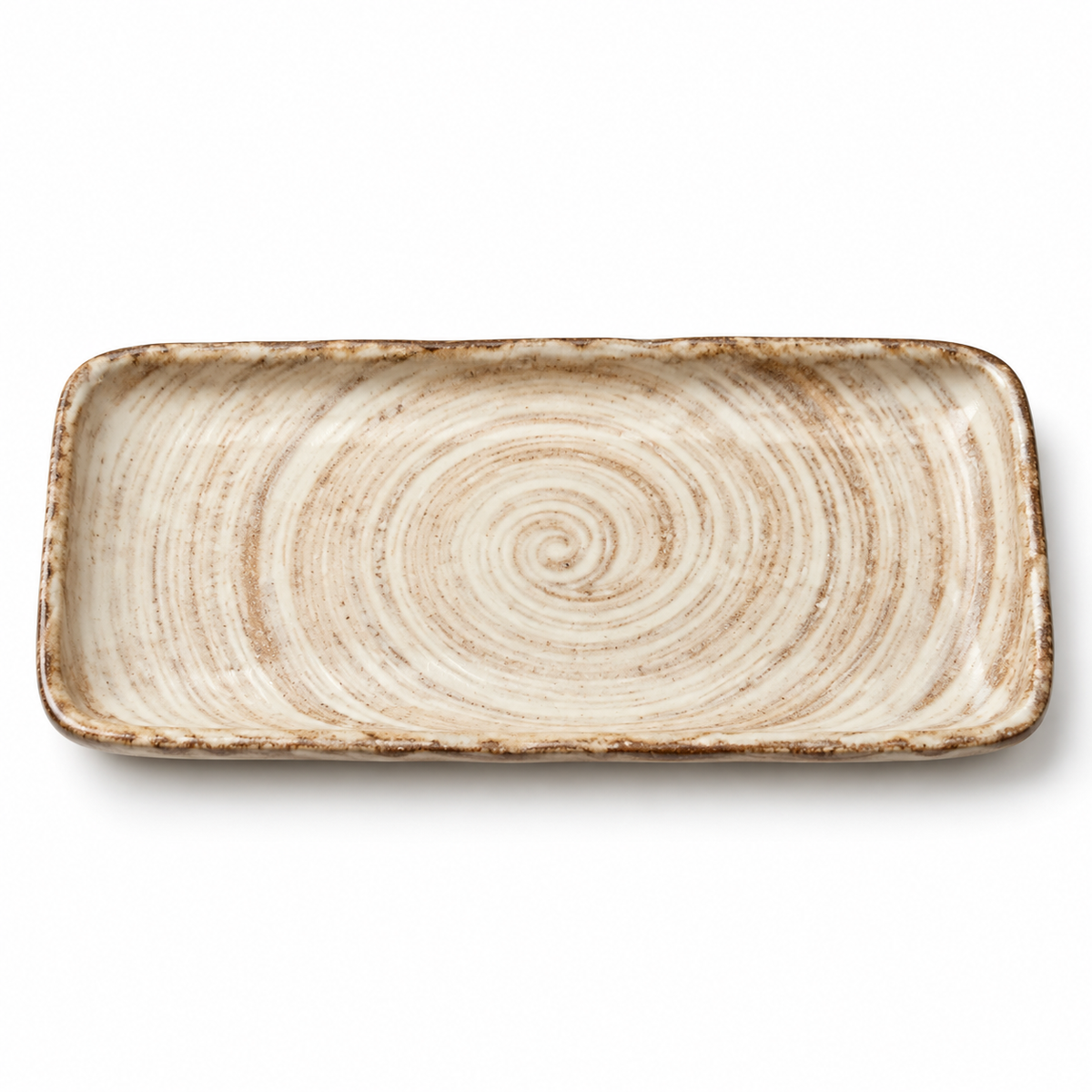 DANNY HOME SPIRAL PATTERN TRAY - 7 INCHES