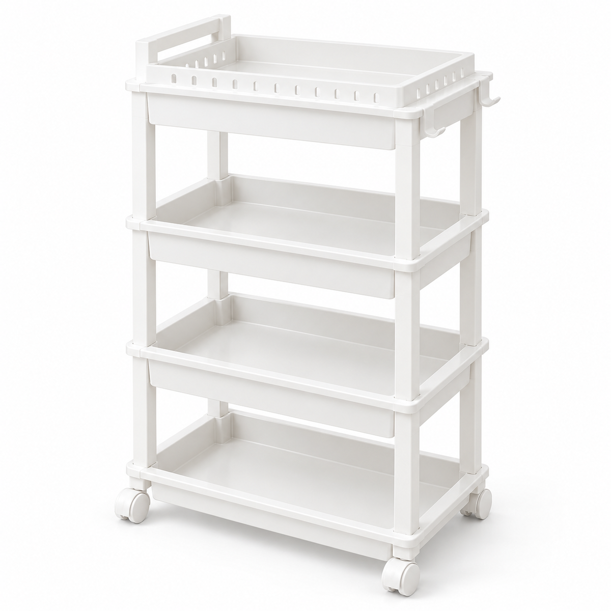 Four-Tier Storage Trolley