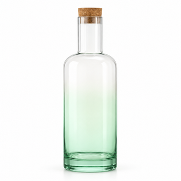 Danny Home Mint Green Glass Bottle With Cork Stopper - 1520 ml