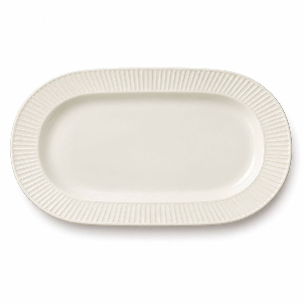 DANNY HOME WHITE RECTANGULAR SERVING PLATTER