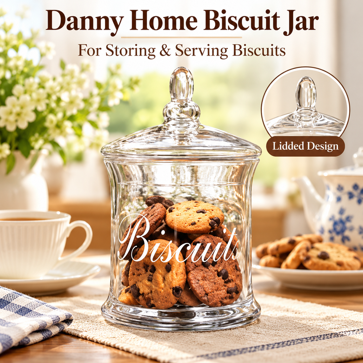 Danny Home Biscuit Jar - 13.9 cm