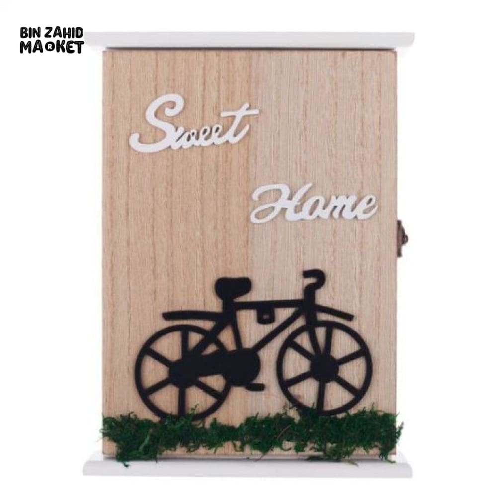 EASY INSTALLATION KEY STORAGE BOX HOLDER BOX WALL ART DECOR - SWEET HOME