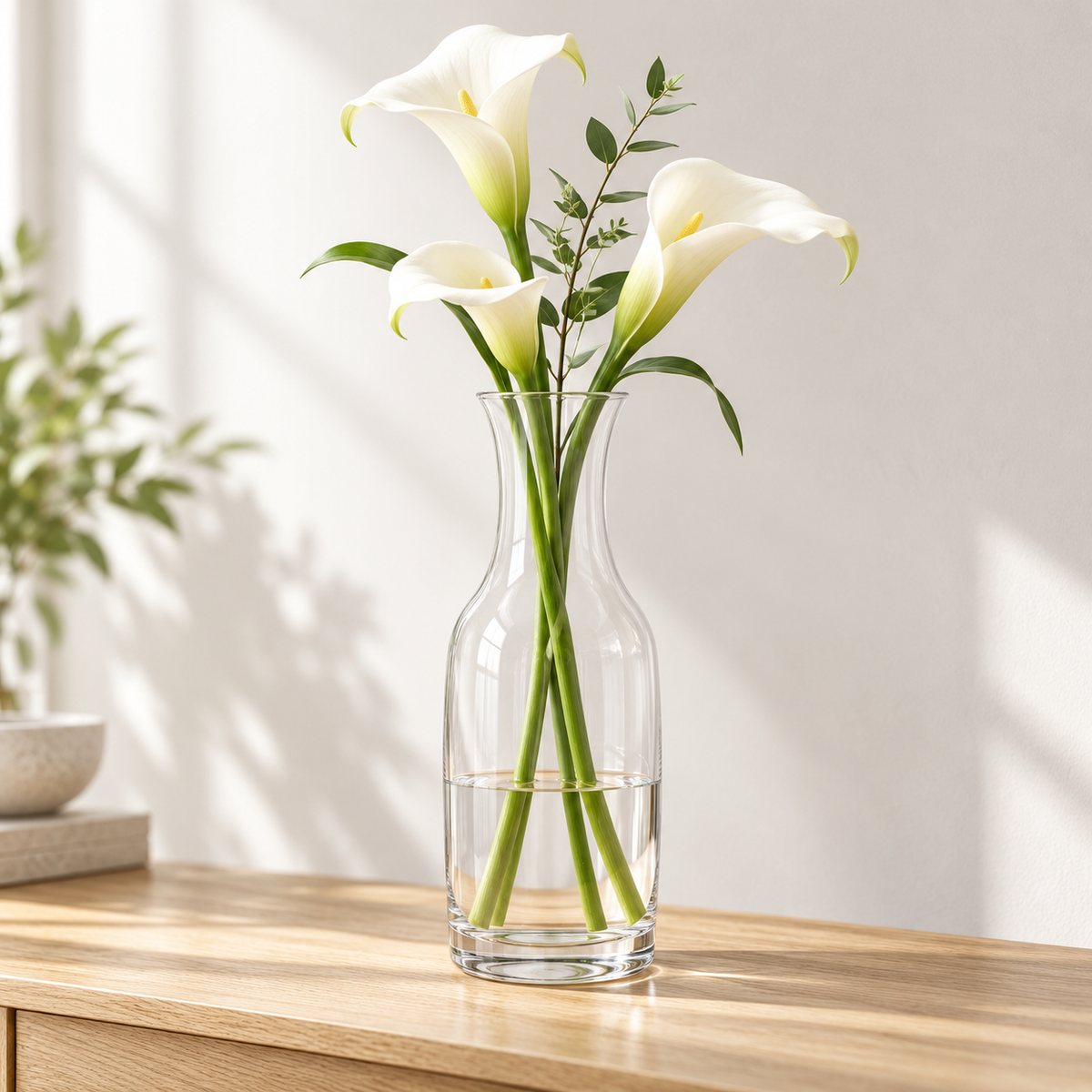 Danny Home Clear Curved Vase