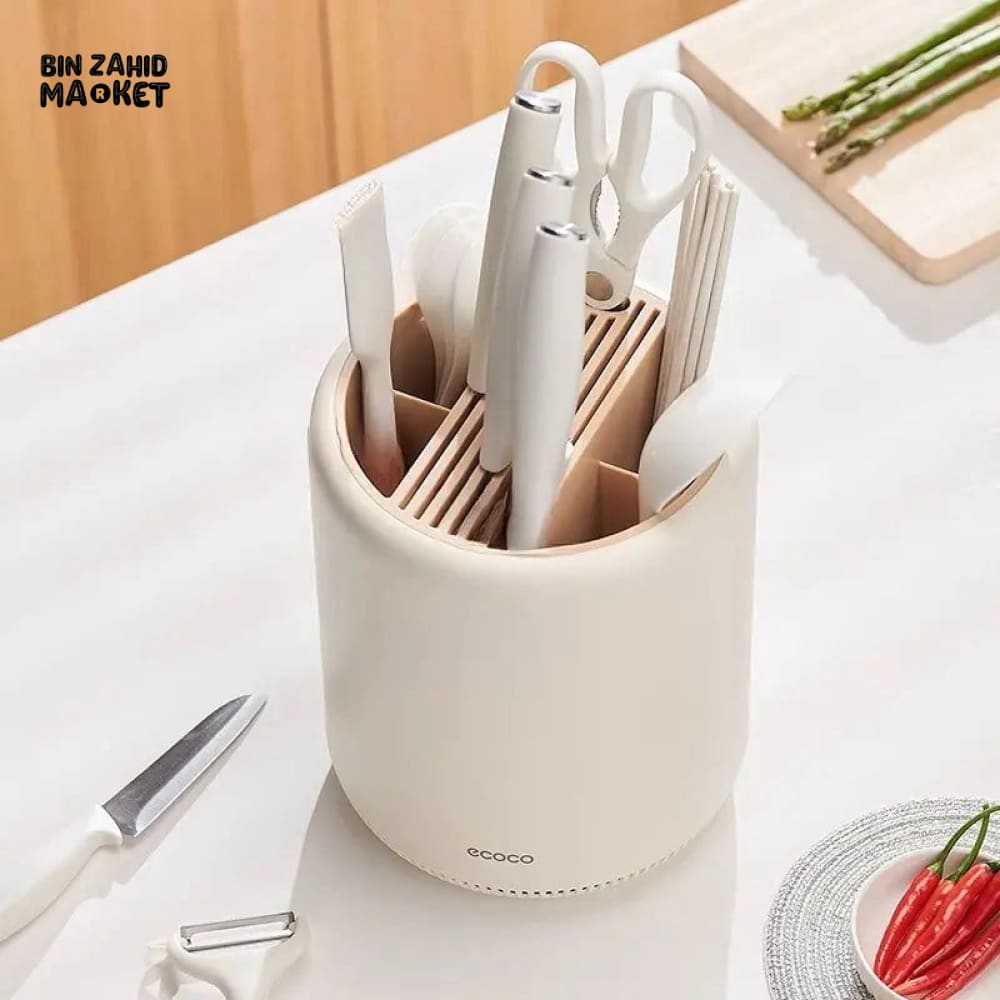 ECOCO 360° ROTATING KNIFE HOLDER – COUNTERTOP KITCHEN ORGANIZER