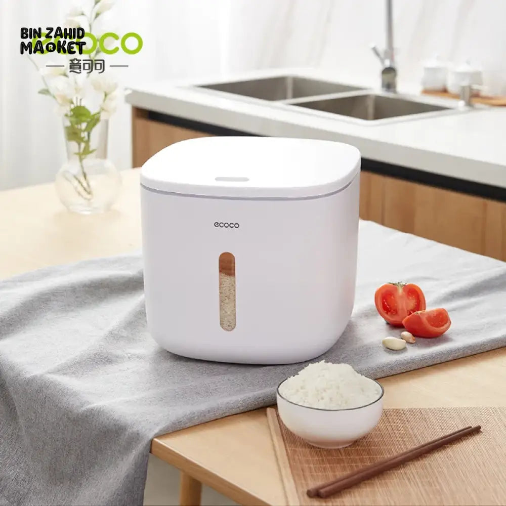 Ecoco Automatic Opening Rice Bucket - 10kg