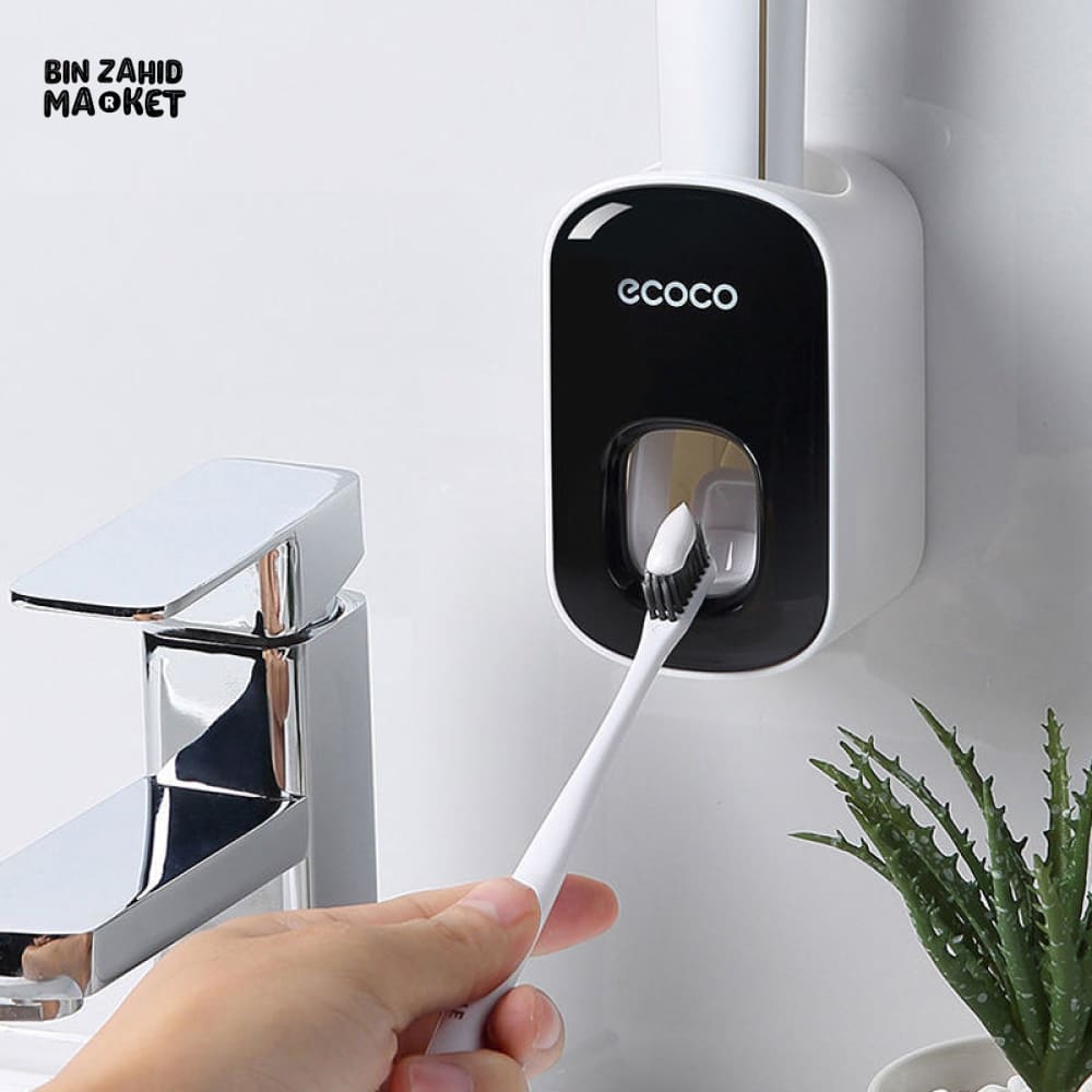 ECOCO AUTOMATIC TOOTHPASTE SQUEEZER – NO DRILLING REQUIRED WALL-MOUNT BATHROOM GADGET