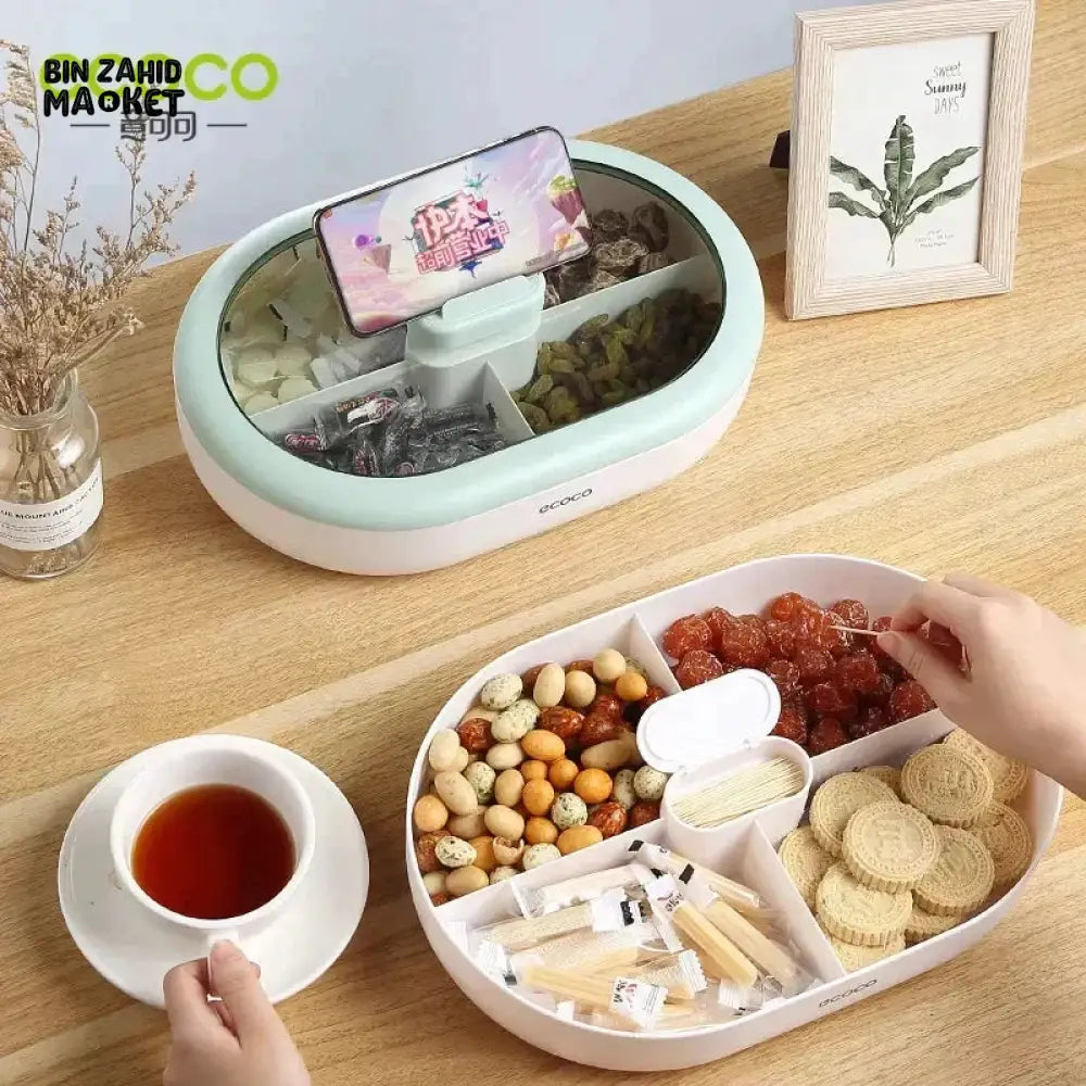 Ecoco Double Layer Candy & Dry Fruits Box