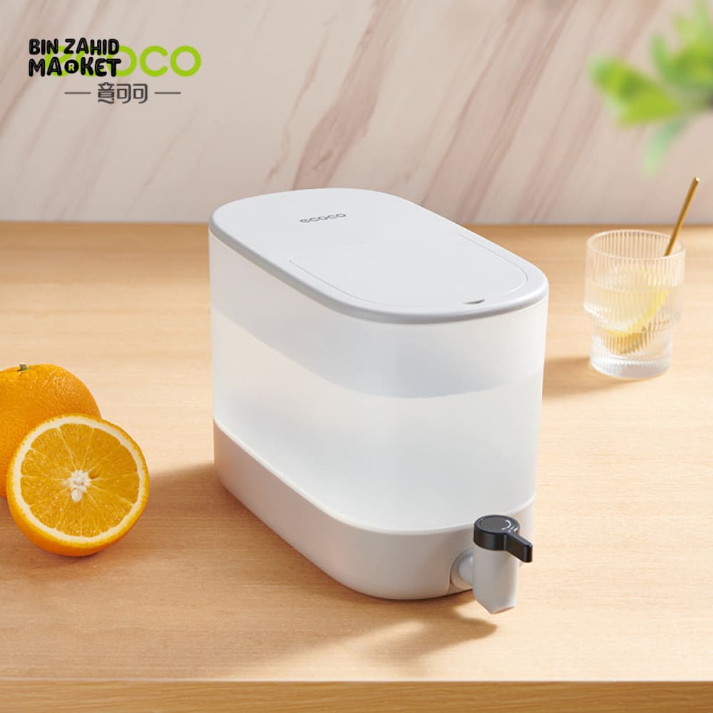 ECOCO LARGE CAPACITY FRIDGE WATER JUG – FAUCET DISPENSER FOR JUICE TEA & COLD DRINKS 4L