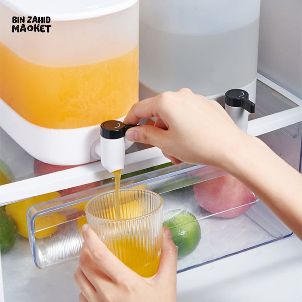 ECOCO LARGE CAPACITY FRIDGE WATER JUG – FAUCET DISPENSER FOR JUICE TEA & COLD DRINKS 4L