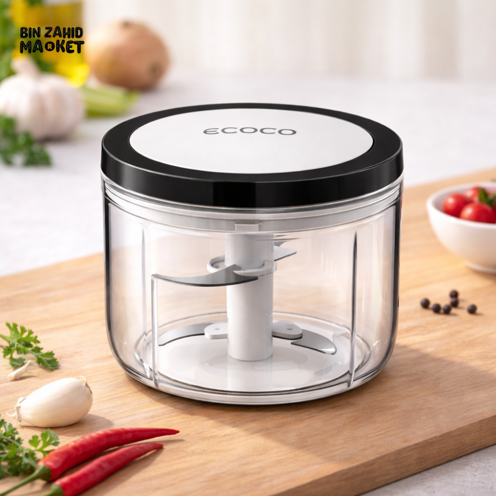 ECOCO MULTI-PURPOSE FOOD PROCESSOR – QUICK & EASY FOOD CHOPPER - 1000ML