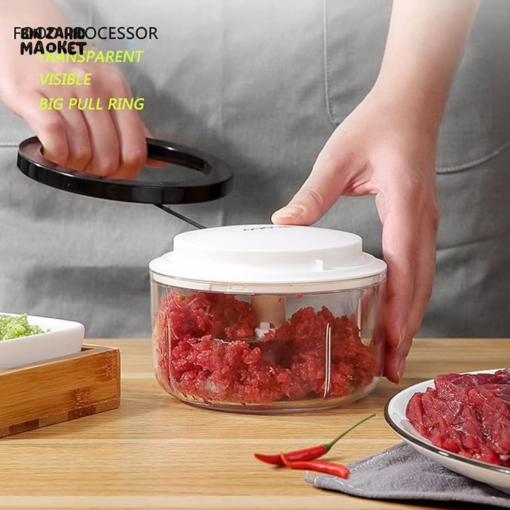 ECOCO MULTI-PURPOSE FOOD PROCESSOR – QUICK & EASY FOOD CHOPPER - 1000ML