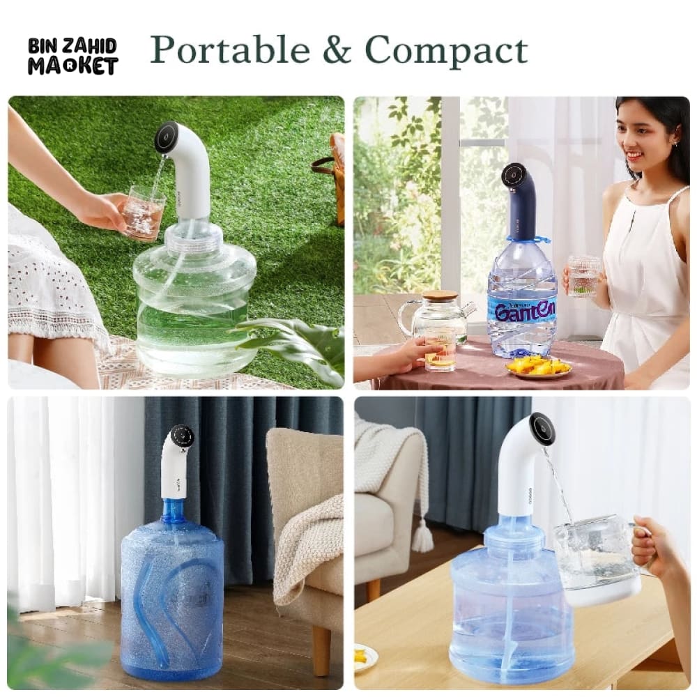 ECOCO PORTABLE ELECTRIC WATER DISPENSER – USB CHARGING PUMP FOR 19 L WATER BOTTLES
