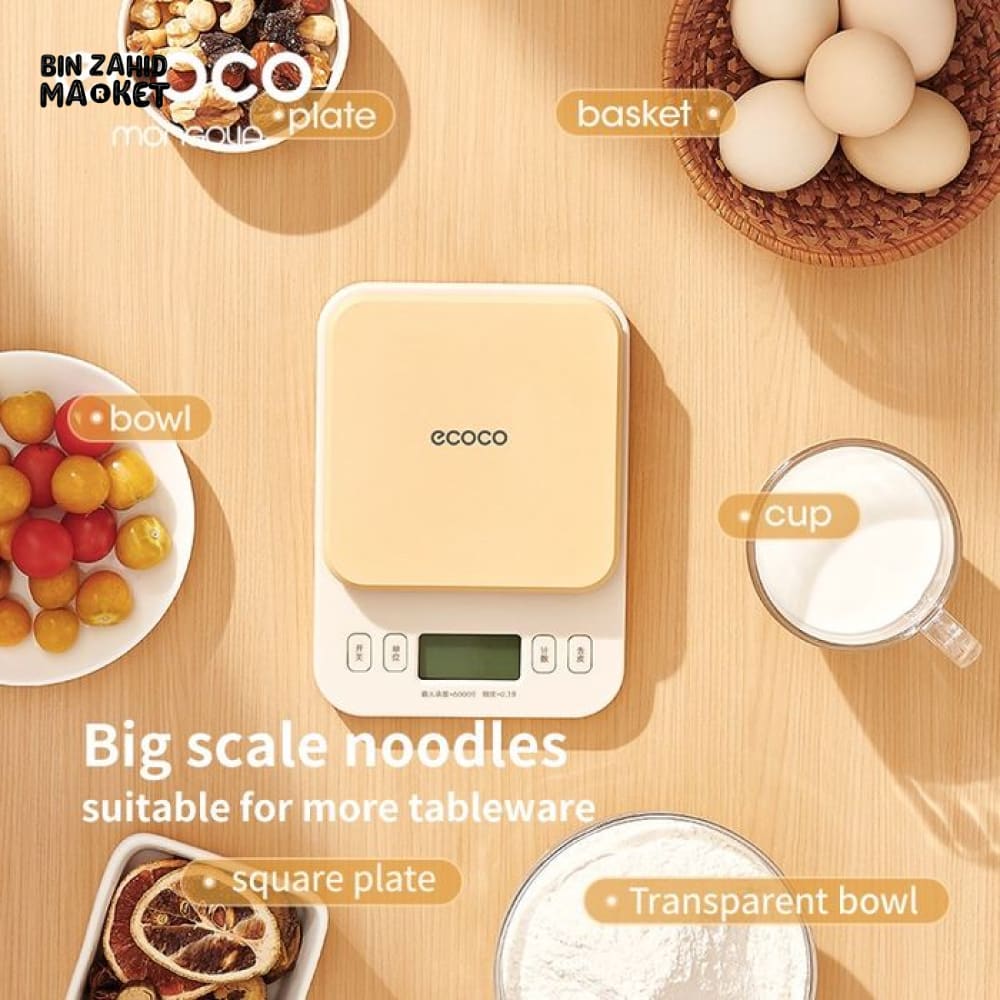 ECOCO SMART DIGITAL KITCHEN SCALE – ACCURATE FOOD WEIGHING