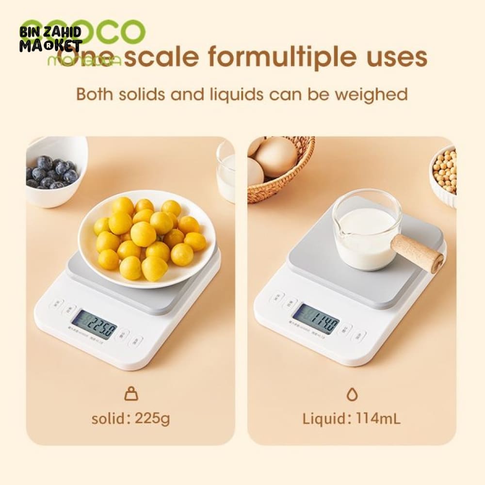 ECOCO SMART DIGITAL KITCHEN SCALE – ACCURATE FOOD WEIGHING