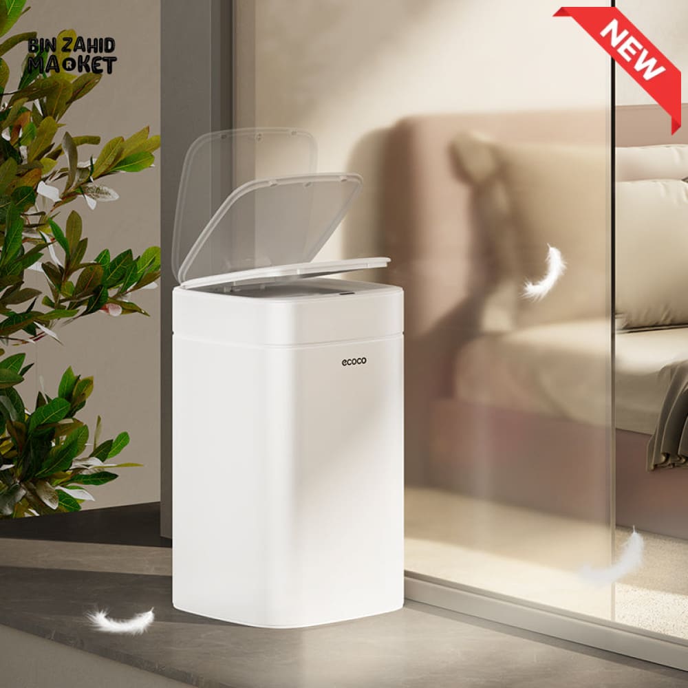 ECOCO SMART SENSOR TRASH CAN 12 LITRE – HANDS-FREE AUTOMATIC DUSTBIN