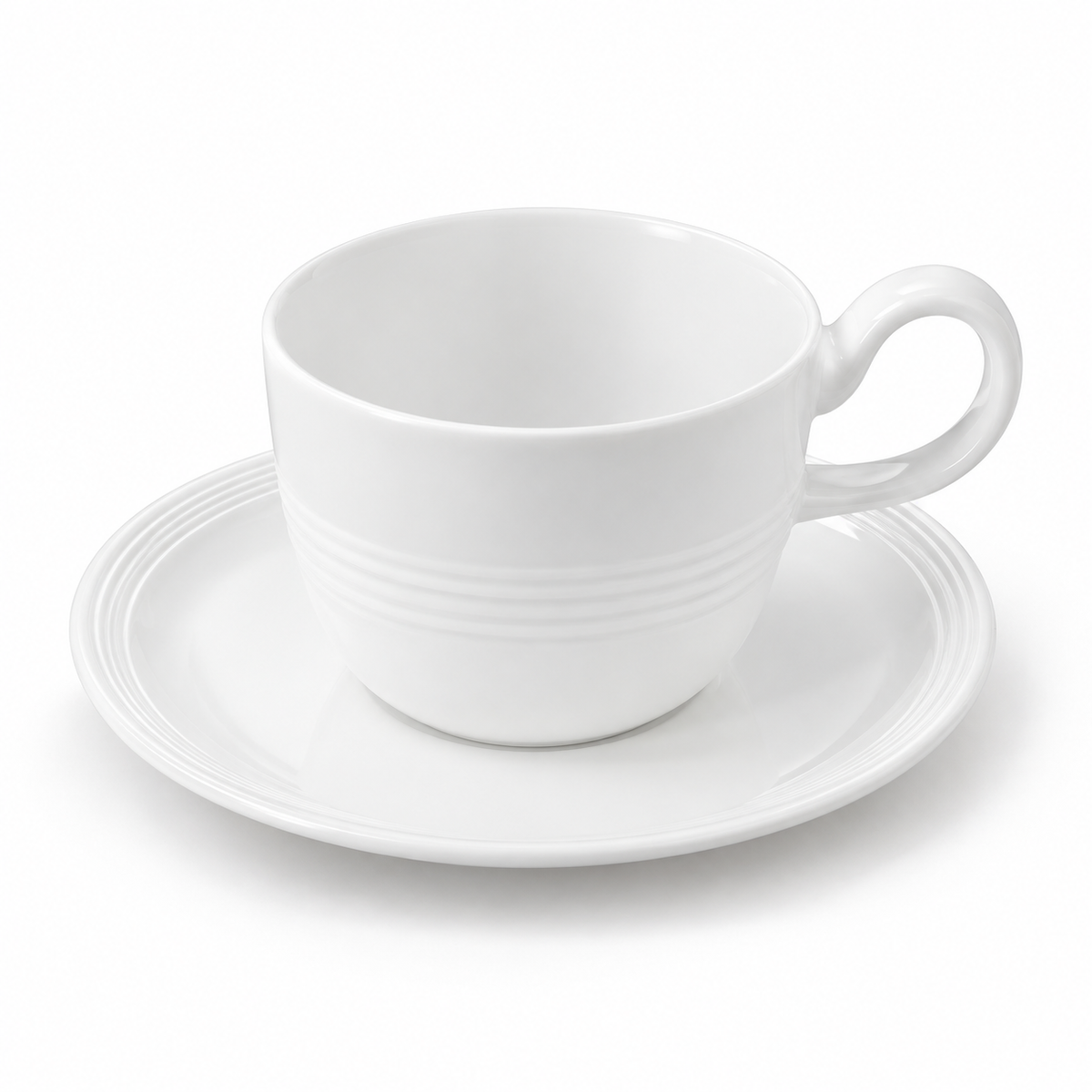 Danny Home 6 Piece Ribbed Cup & Saucer