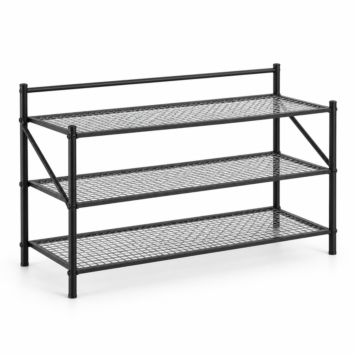 Danny Home 3-Tier Collapsible Shoe Rack - 70x24x51cm
