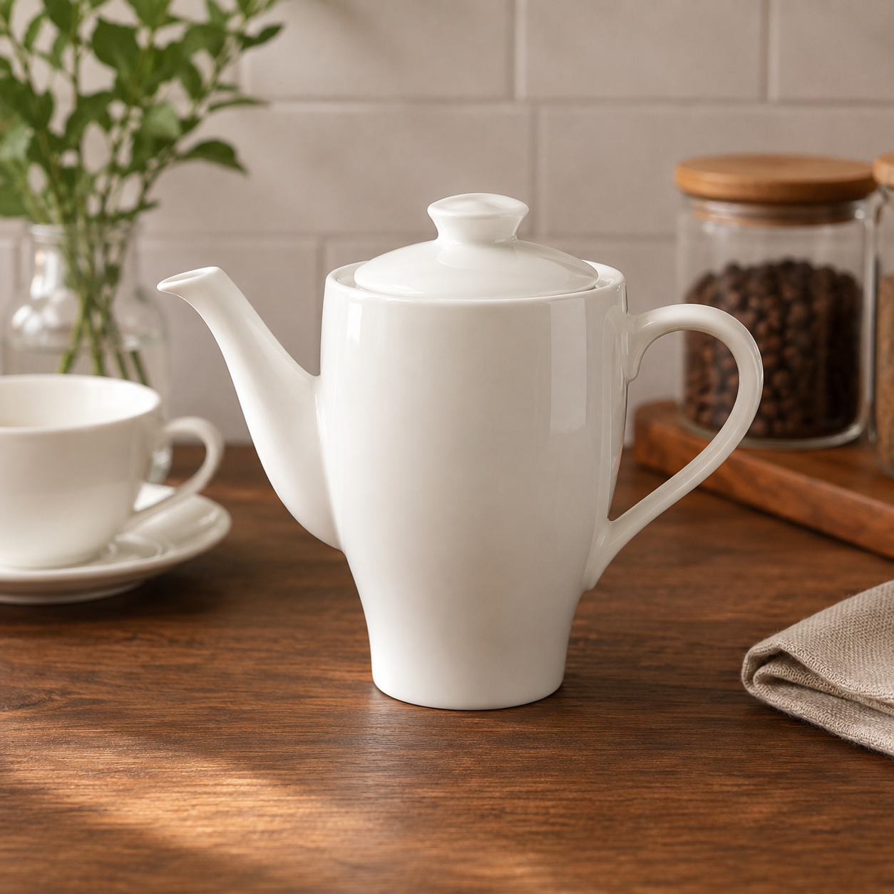 WINSOR ENGLAND CERAMIC TEAPOT WITH LID
