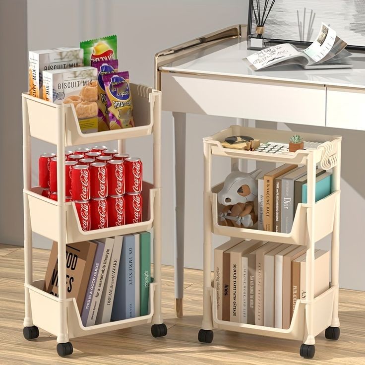 MODERN 3X LAYERS STORAGE CART