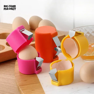 EGG TOPPER SHELL CUTTER RAW EGG CRACKER SEPARATOR & OPENER – KITCHEN BAKING TOOL