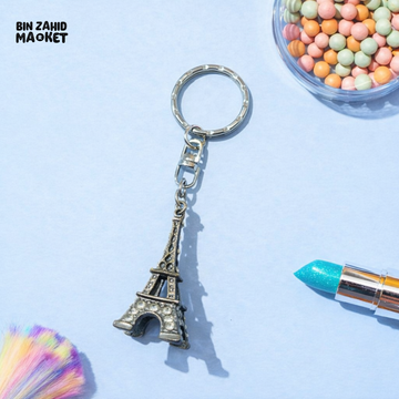 EIFFEL TOWER KEYCHAIN – RHINESTONE METAL KEYRING - Key Holders