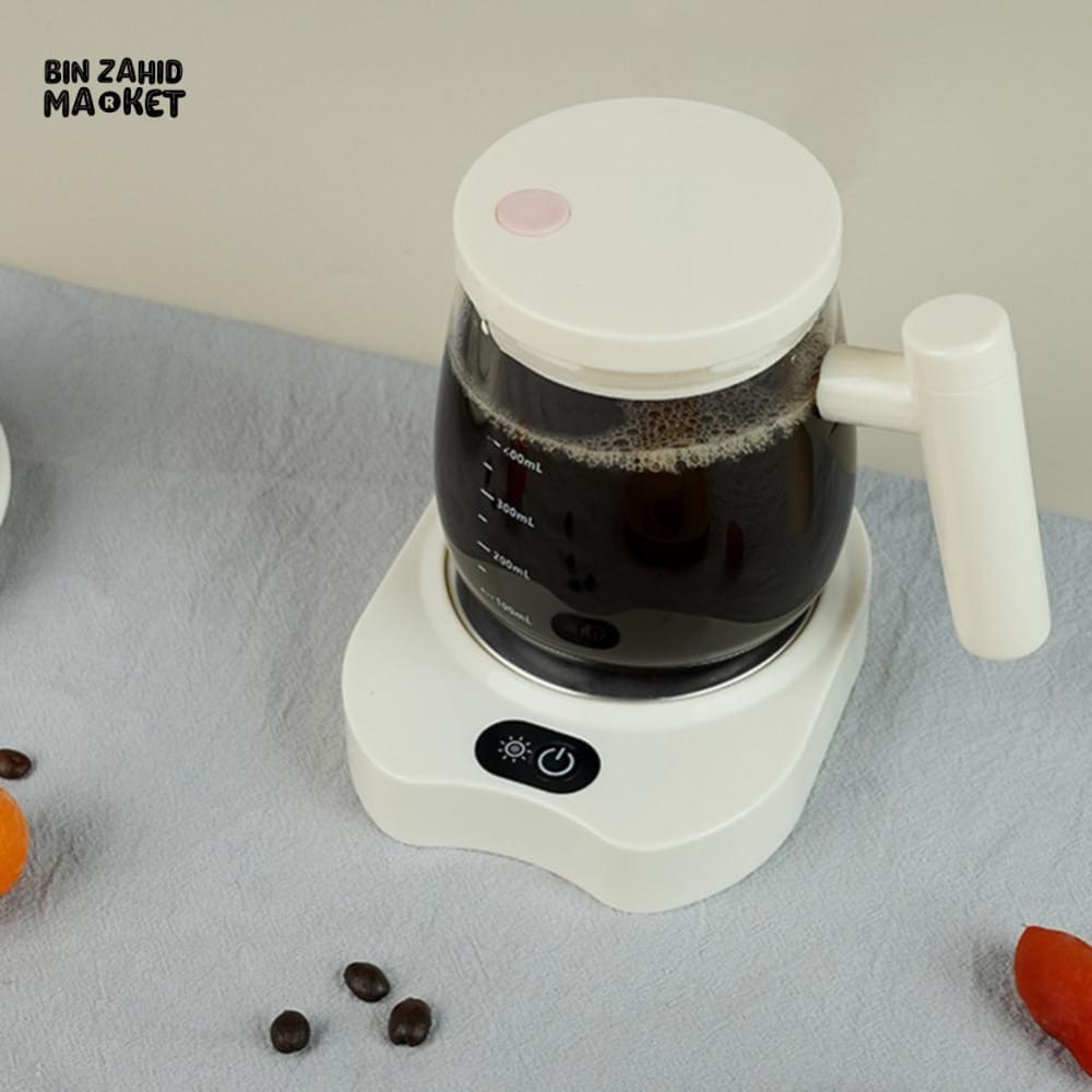 ELECTRIC COFFEE WARMER PLATE – SMART AUTO SHUT-OFF 3 TEMPERATURES WATERPROOF COASTER