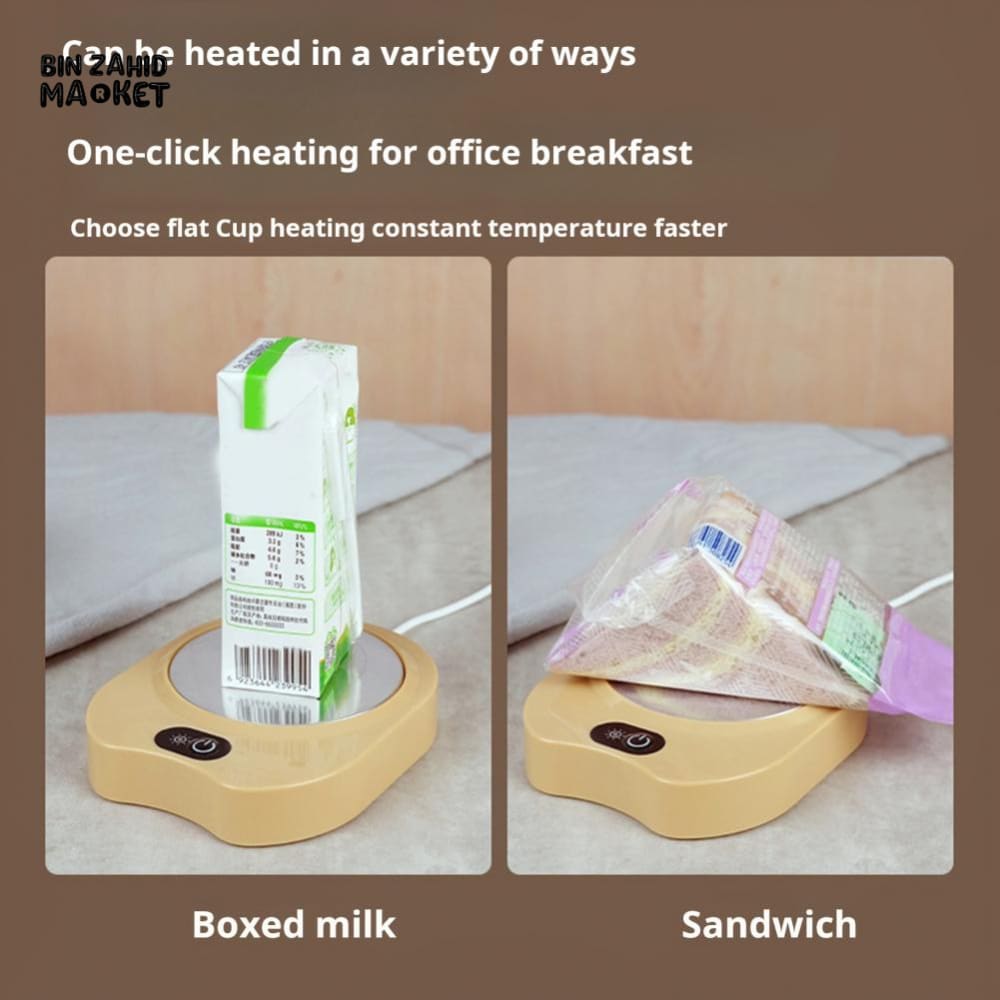 ELECTRIC COFFEE WARMER PLATE – SMART AUTO SHUT-OFF 3 TEMPERATURES WATERPROOF COASTER