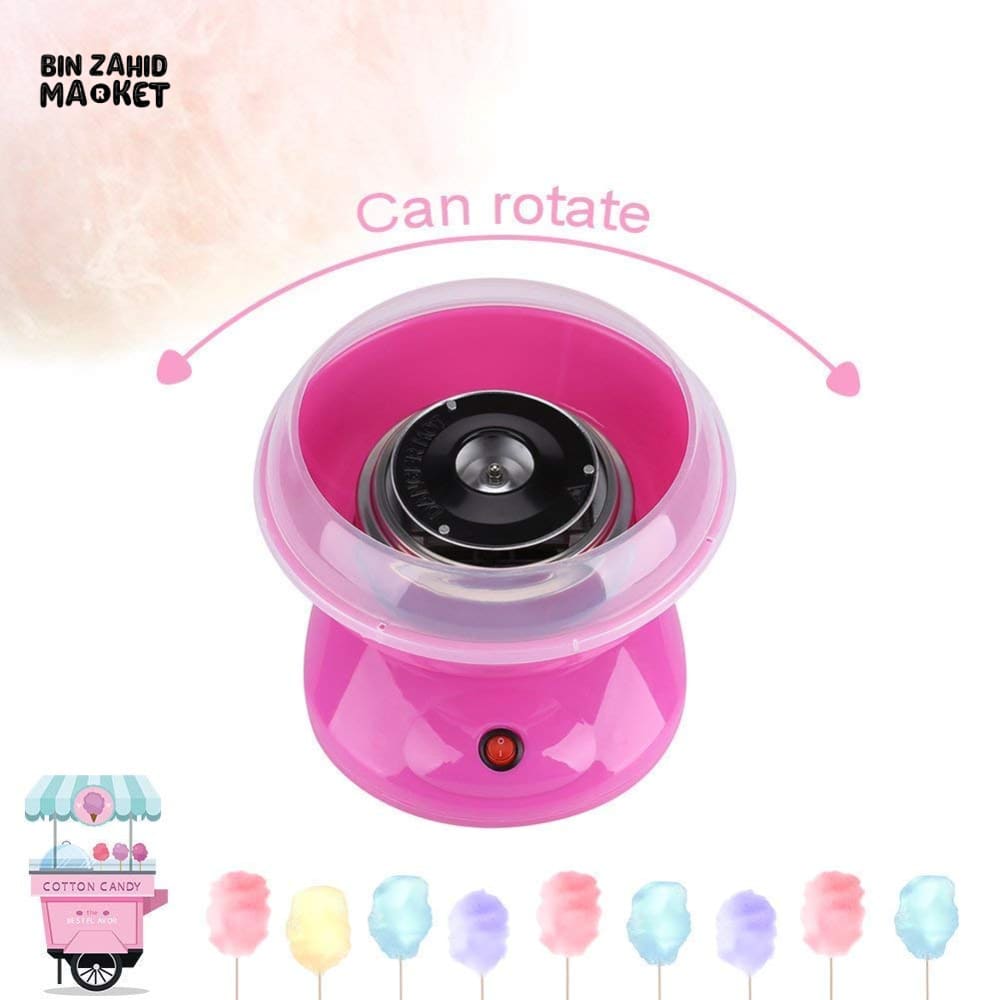 ELECTRIC COTTON CANDY MACHINE – DIY SUGAR FLOSS FOR KIDS & PARTIES