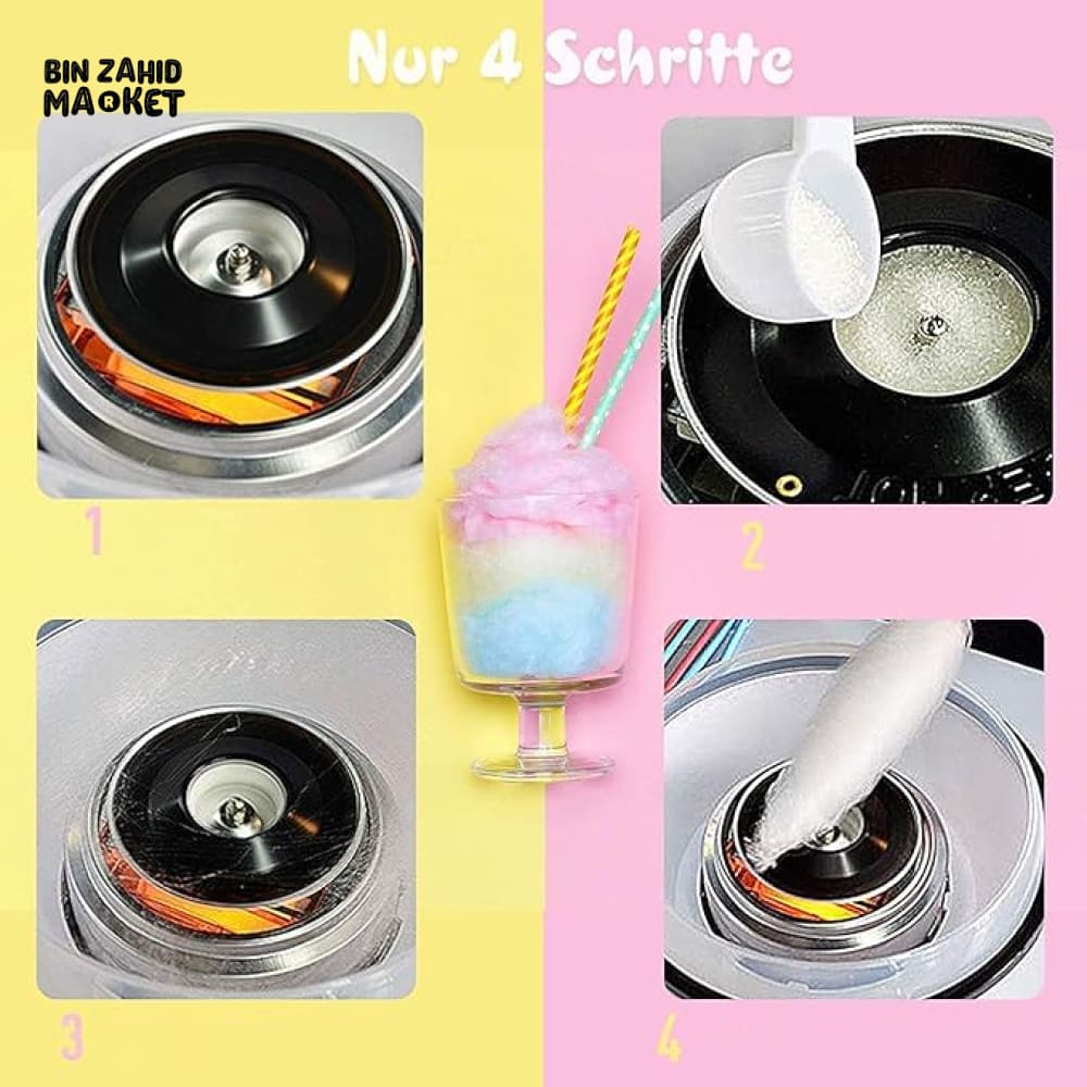 ELECTRIC COTTON CANDY MACHINE – DIY SUGAR FLOSS FOR KIDS & PARTIES